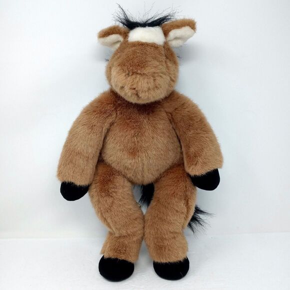 Build-A-Bear Workshop Other - Vintage 1997 Build A Bear Plush Floppy Brown Pony Horse 18” Plush RETIRED